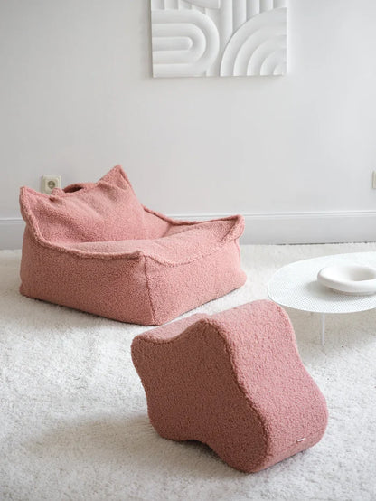 Cloud Guava Pouffe - Rugs by Roo