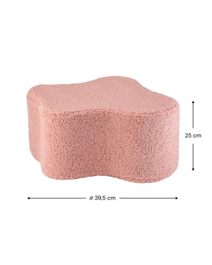 Cloud Guava Pouffe - Rugs by Roo