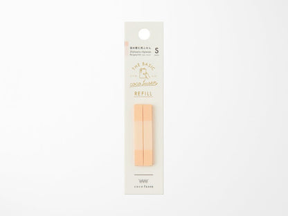 Coco Fusen Basic Refill Sticky Notes Beige-Pink S