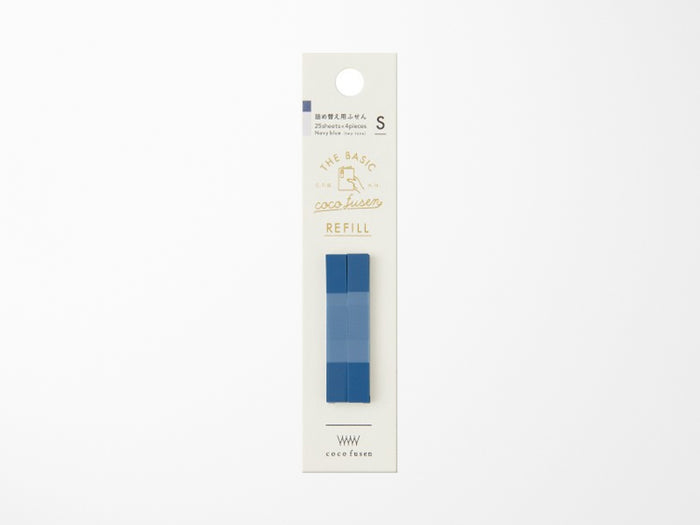 Coco Fusen Basic Refill Sticky Notes Navy Blue S