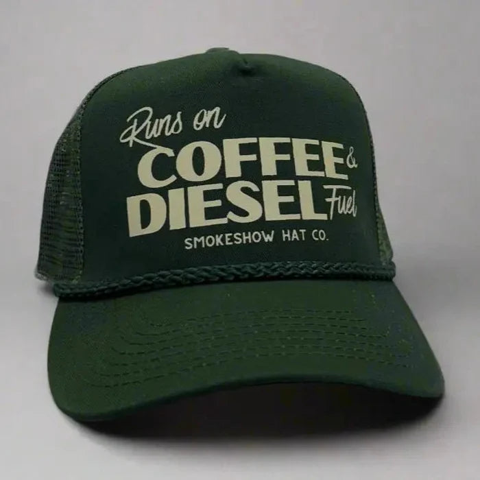 Coffee & Diesel Fuel Trucker Hat