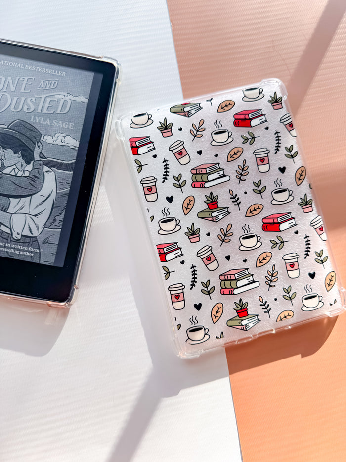 Coffee, Plants + Books Kindle Case and/or Bookmark [Combined Listing]