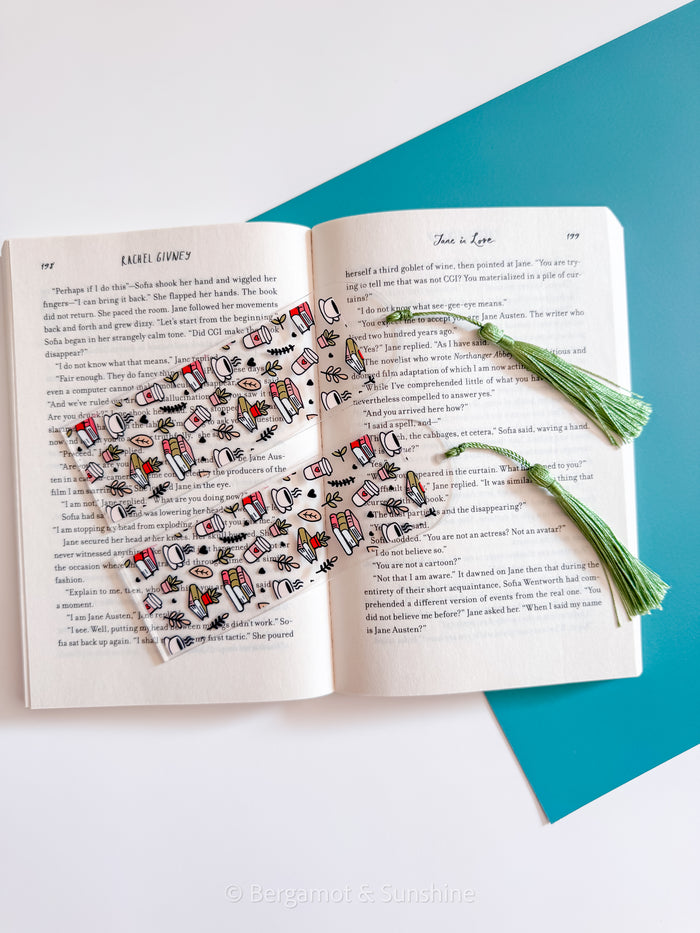 Coffee, Plants + Books Kindle Case and/or Bookmark [Combined Listing]