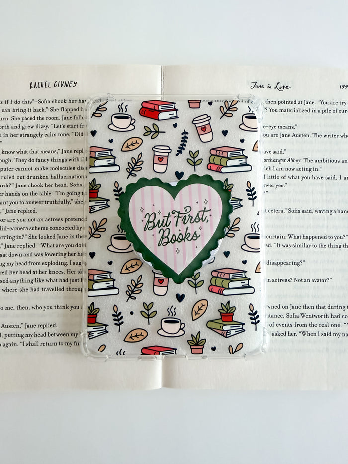Coffee, Plants + Books Kindle Case and/or Bookmark [Combined Listing]