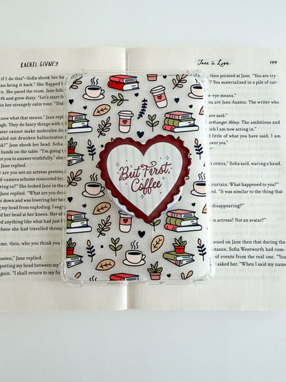 Coffee, Plants + Books Kindle Case and/or Bookmark [Combined Listing]