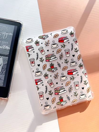 Coffee, Plants + Books Kindle Case and/or Bookmark [Combined Listing]