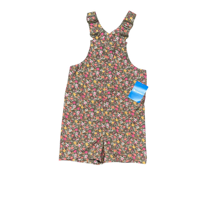 Columbia | Floral Short Overalls | Size S | NEW