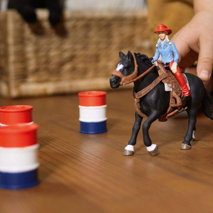 Cowgirl Barrel Racing Fun