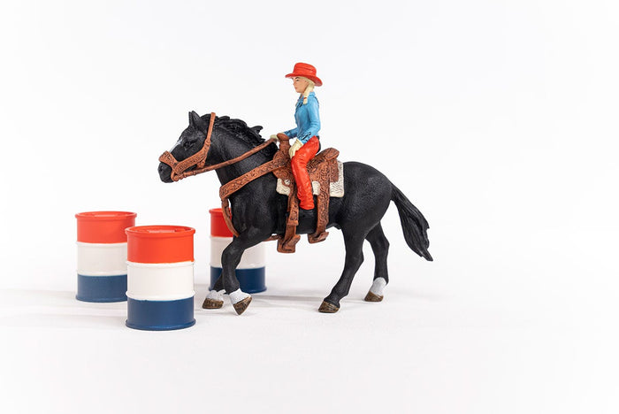 Cowgirl Barrel Racing Fun