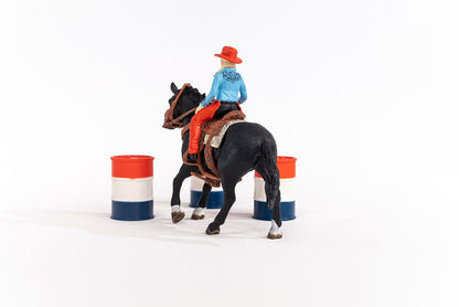 Cowgirl Barrel Racing Fun