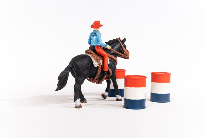 Cowgirl Barrel Racing Fun