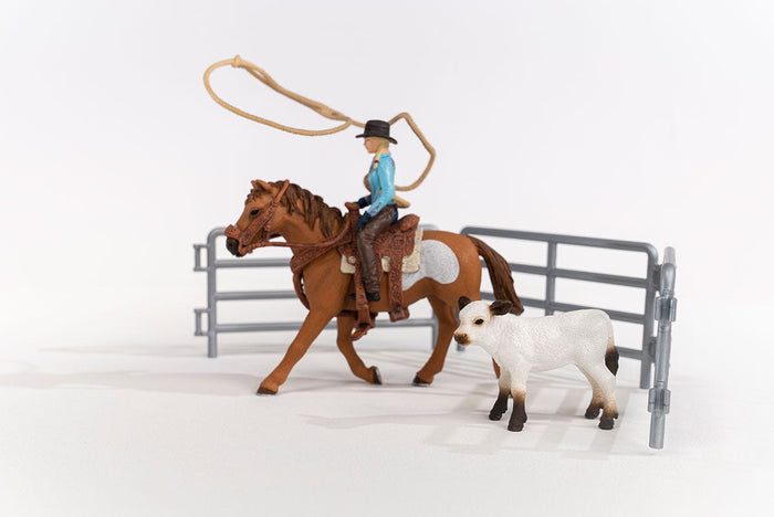 Cowgirl Team Roping Fun