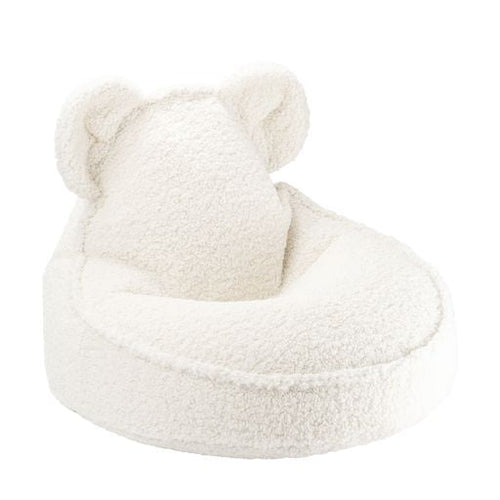 Wigiwama Cream White Bear Beanbag at Rugs by Roo