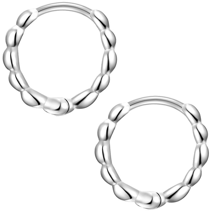 Creolen Silber Drops