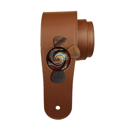 Thalia Crimson Fractal | Pick Puck Integrated Leather Strap – product image 2
