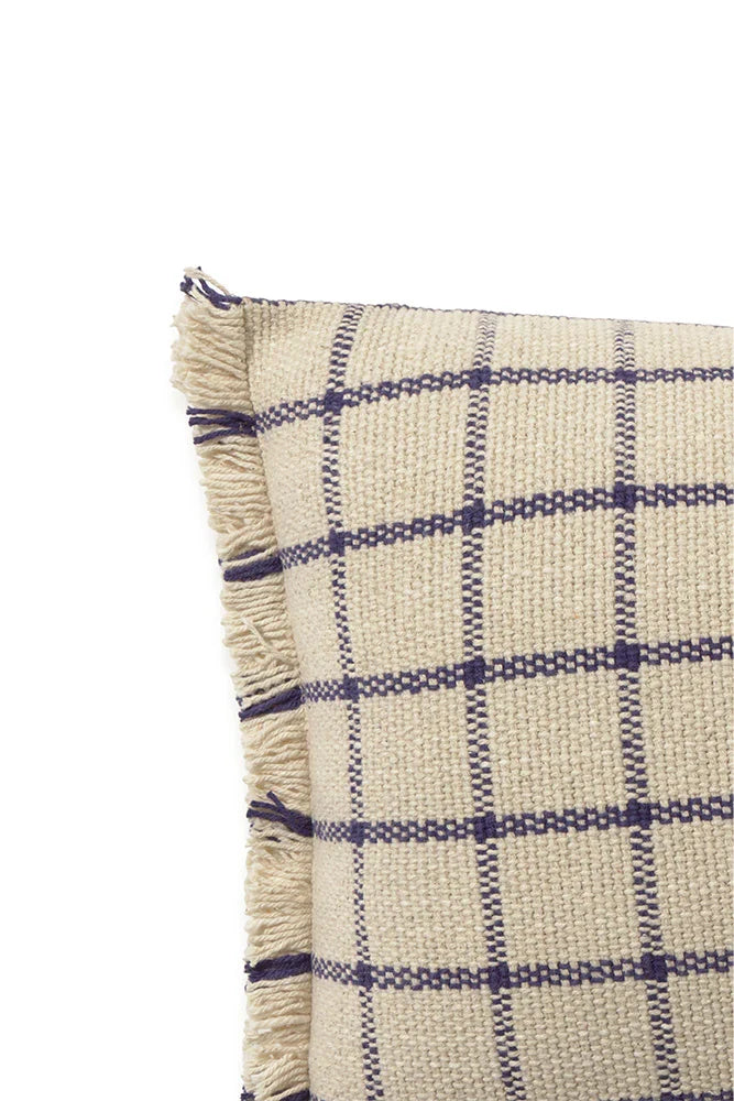 CUSHION GEO BLOCK NATRUAL - Rugs by Roo