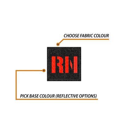 Custom Nametape Patch 1x1" | Laser Cut Patch with Hook Fastener | Your Custom Text