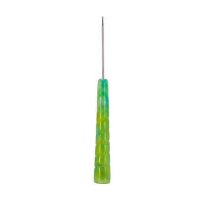 Cyril Resin Large Hookah Foil Poker - Green