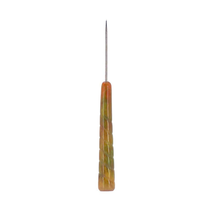 Cyril Resin Large Hookah Foil Poker - Orange