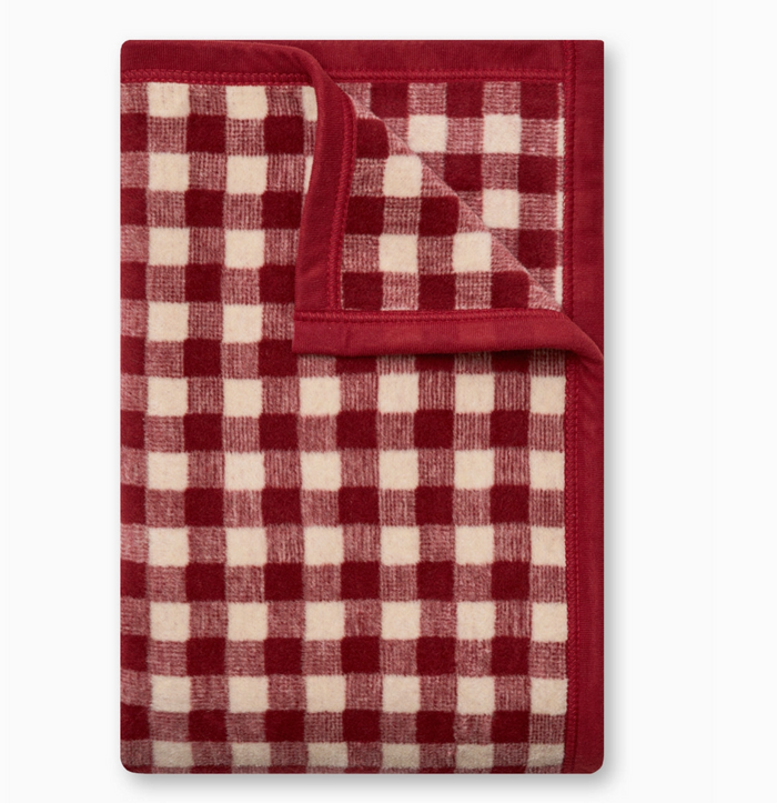 D ChappyWrap Blanket - Gingham Rosewood Midi