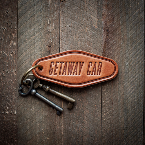 D Sugarhouse Leather keychains