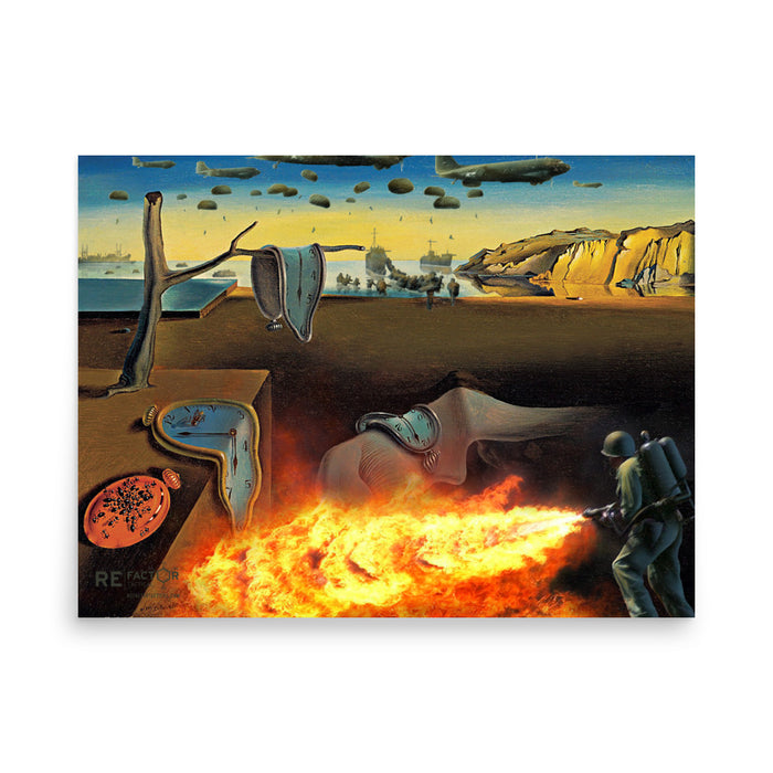 Dali Flame Poster