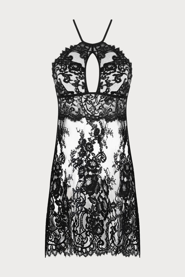 Lise Charmel Désirs de Venise Lace Babydoll – Black
