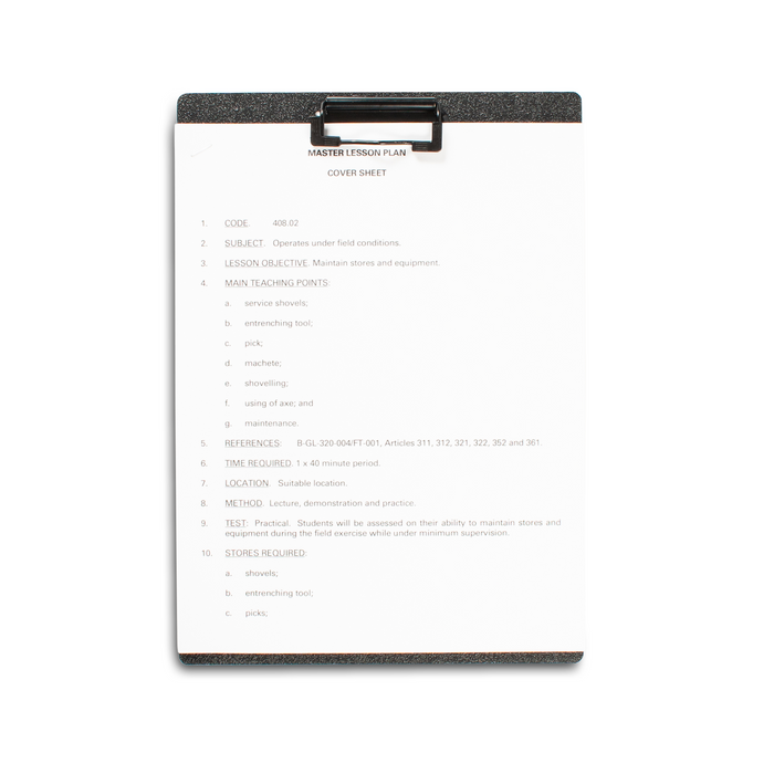 Detachable Mini Clipboard (For Letter Size paper)