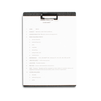 Detachable Mini Clipboard (For Letter Size paper)