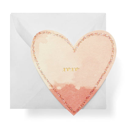 Die Cut Hearts XOXO Enclosure Cards