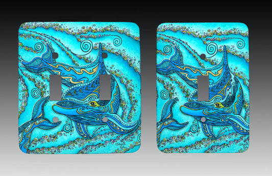 Dolphin Play Light Switch Cover
