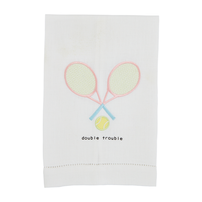 Double Trouble Tennis Towel