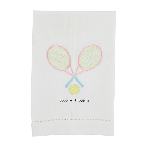 Double Trouble Tennis Towel