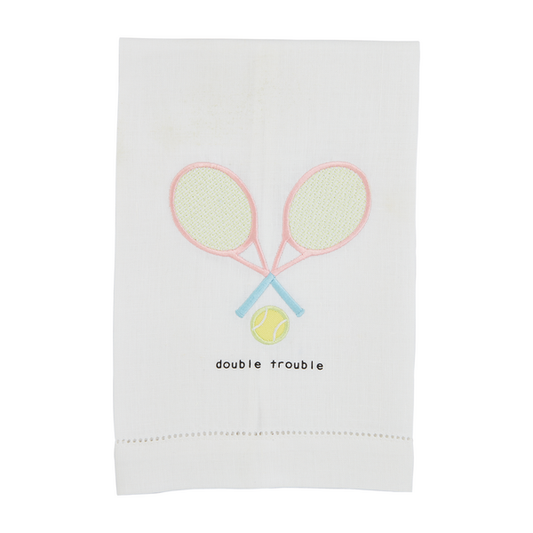 Double Trouble Tennis Towel