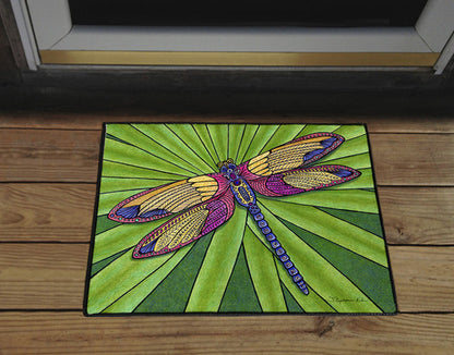 Dragonfly Door Mat