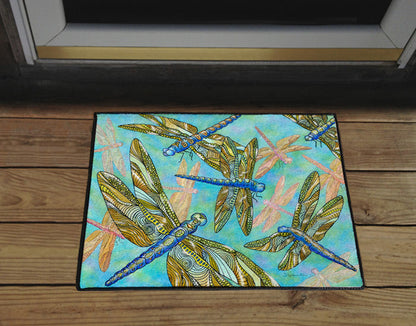 Dragonfly Gathering Door Mat
