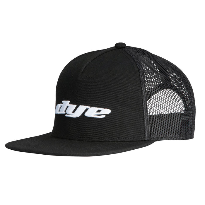 Dye Hat Logo Trucker Black/White Snap Back