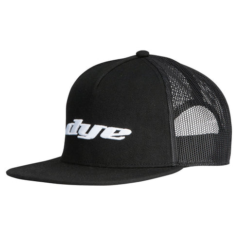 Dye Hat Logo Trucker Black/White Snap Back