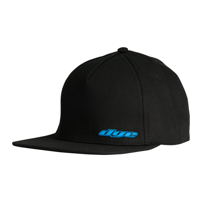 Dye Hat LWR LFT Flex Flat Bill Black/Cyan S/M or L/XL