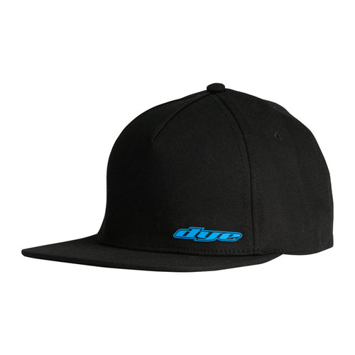 Dye Hat LWR LFT Flex Flat Bill Black/Cyan S/M or L/XL