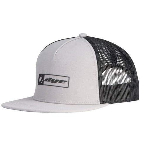 Dye Hat Squared Trucker Grey/Black Snap Back
