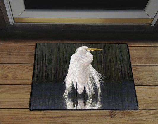 Egret Door Mat