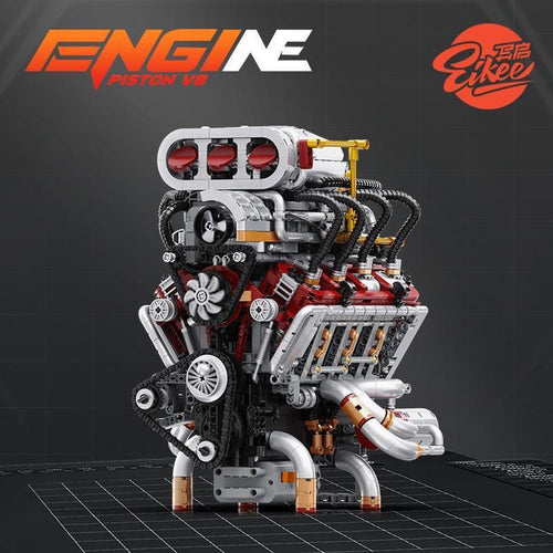 Eikee Engi Piston V8 Engine