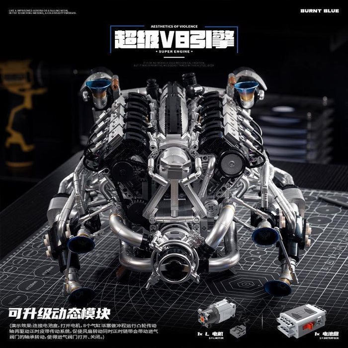 Eikee Engi Piston V8 Engine