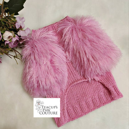 Elegance in Fluff Doggie Sweater