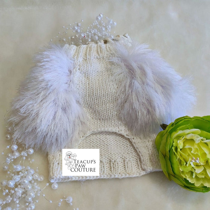 Elegance in Fluff Doggie Sweater