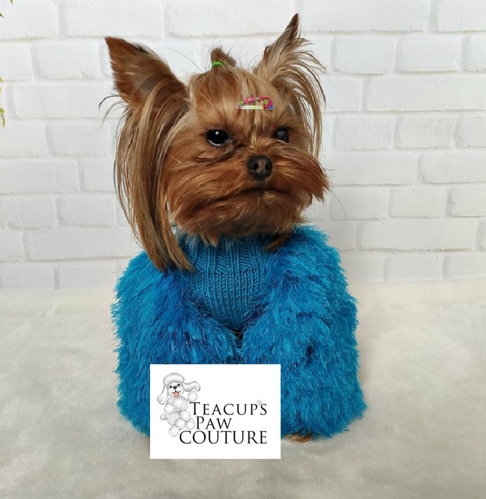Elegance in Fluff Doggie Sweater