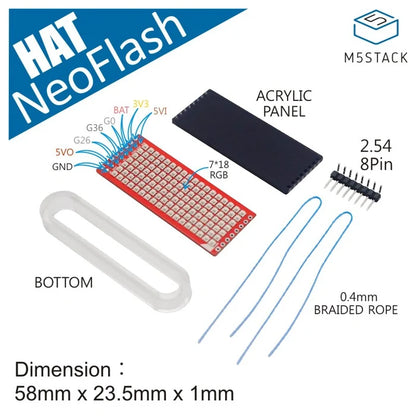 [EOL] M5StickC NeoFlash Hat - m5stack-store