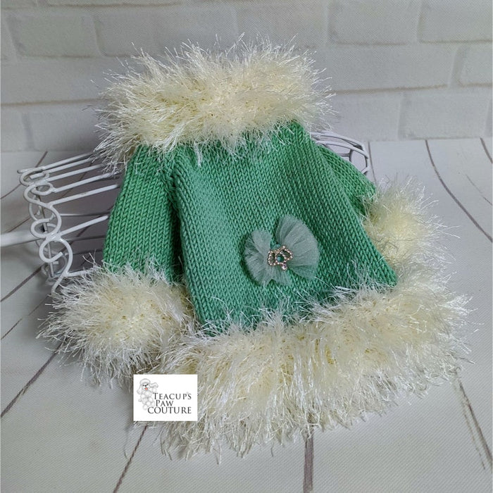 Doggie Sweater, Sweater for Small dogs, Small Dog Sweater, Couture Doggie Sweater, Sweater for Doggie Divas,