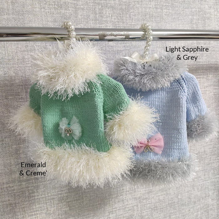 Eyelash Fringe Doggie Sweater